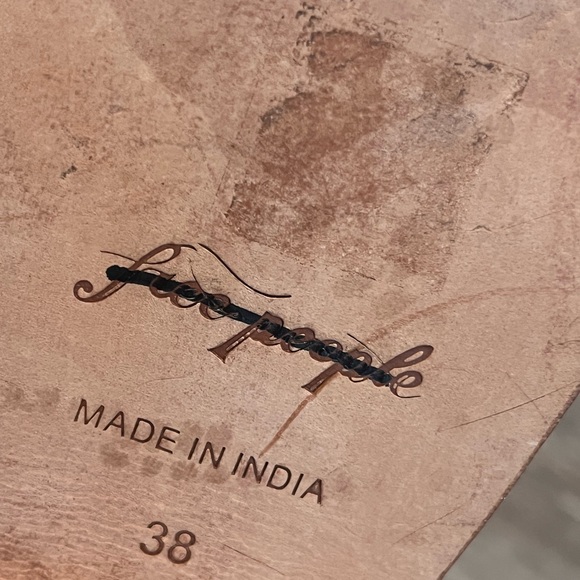 Free People Butterfly Effect Slip Mules/Slippers Wood Bottom Fur Lining Size 38 - Picture 13 of 15